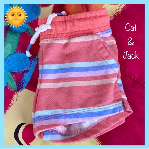 Cat & Jack Other - CAT & JACK STRIPED SHORTS with DRAWSTRING WAIST!